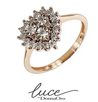 Ring Donna Oro Woman Luce in Gold Diamante LAF10446.011